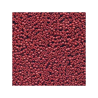 Miyuki japán üveggyöngy, kásagyöngy 11/0 - Duracoat Opaque Dyed Brick