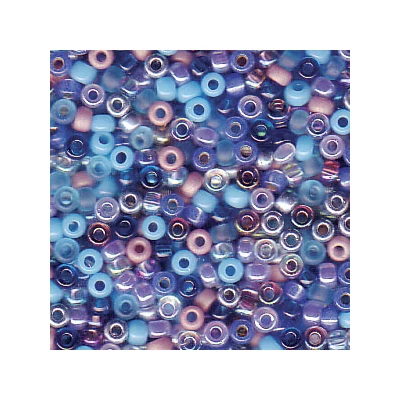 Miyuki japán üveggyöngy, kásagyöngy 11/0 - Mix Carribean Blue