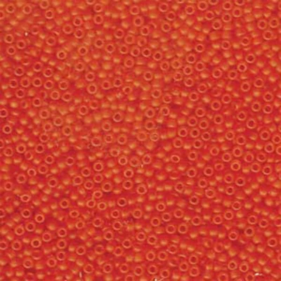 Miyuki japán üveggyöngy, kásagyöngy 11/0 - Matte Transparent Orange