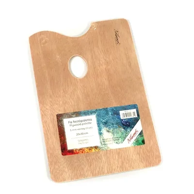 ArtExport fa festőpaletta - 20x30 cm, szögletes