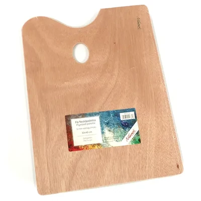 ArtExport fa festőpaletta - 30x40 cm, szögletes