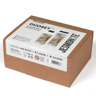 Jesmonite BOX DUOSET AC100 akrilgyanta rendszer - 500 ml liquid + 1250 g ásványi por