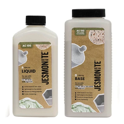 Jesmonite BOX DUOSET AC100 akrilgyanta rendszer - 500 ml liquid + 1250 g ásványi por