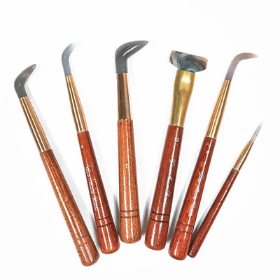 Manetti achát polírkő, aranyozó szerszám - no. 12