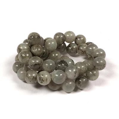 Labradorit 8 mm-es ásványgyöngyök 37 cm-es szálon