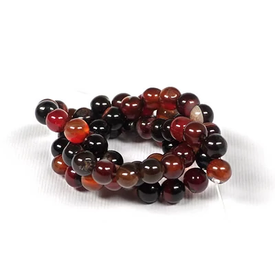 Ásványgyöngy - Botswanai achát, 6 mm, 1 szál