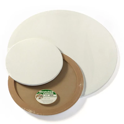 Belle Arti feszített festővászon - 40 cm, kerek