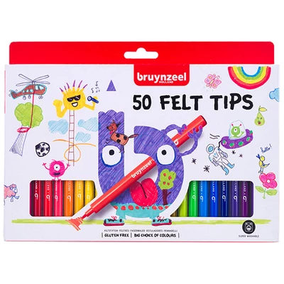 Bruynzeel filctollkészlet - 50 db