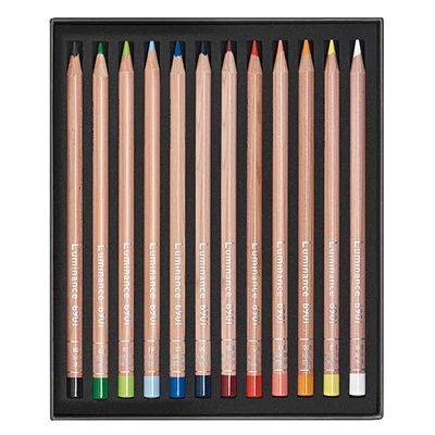 Caran d'Ache Luminance 6901 színesceruza készlet - 12 db