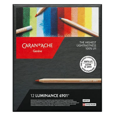 Caran d'Ache Luminance 6901 színesceruza készlet - 12 db