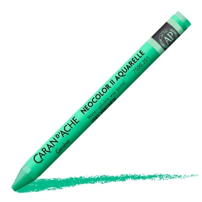 Caran d'Ache Neocolor II akvarellkréta - 201, veronese green