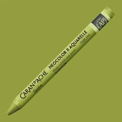 Caran d'Ache Neocolor II akvarellkréta - 245, light olive