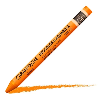 Caran d'Ache Neocolor II akvarellkréta - 300, fast orange