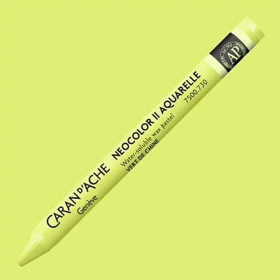 Caran d'Ache Neocolor II akvarellkréta - 730, chinese green
