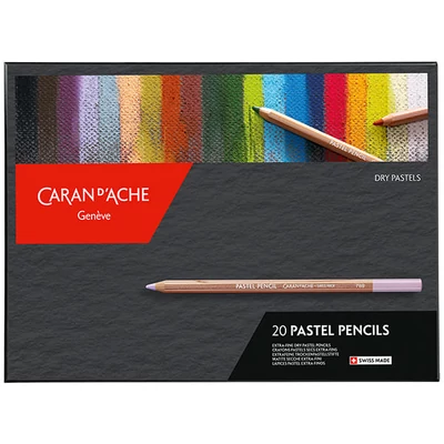 Caran d'Ache extra finom pasztellceruza készlet - 20 db