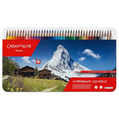 Caran d&#039;Ache Prismalo akvarellceruza készlet - 40 db