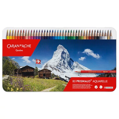Caran d&#039;Ache Prismalo akvarellceruza készlet - 80 db