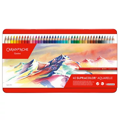 Caran d&#039;Ache Supracolor Soft akvarellceruza készlet - 40 db