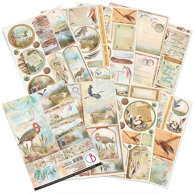 Ciao Bella scrapbook papírkészlet, A4, 9 ív - Delta Creative Pad
