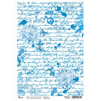 Rizspapír, Piuma, A4 - gravírozott