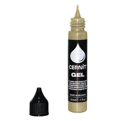 Cernit gel, Liquid folyékony gyurma, 30 ml - arany