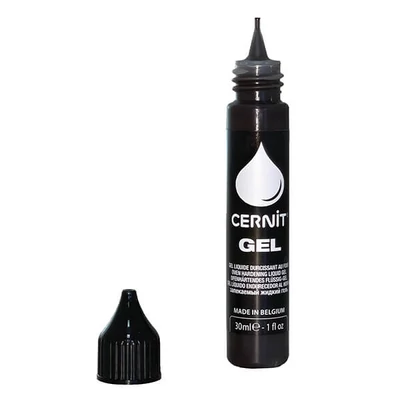 Cernit gel, Liquid folyékony gyurma, 30 ml - fekete