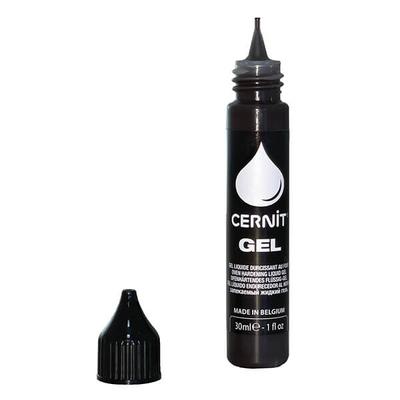 Cernit gel, Liquid folyékony gyurma, 30 ml - fekete