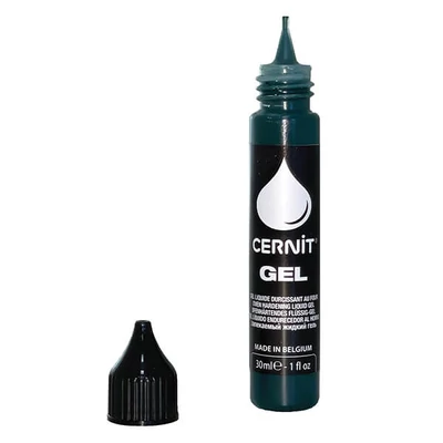 Cernit gel, Liquid folyékony gyurma, 30 ml - zöld