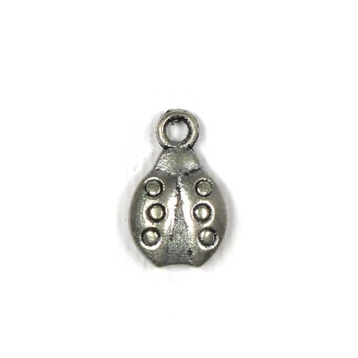 Charm fémdísz, 3 db - katica, 3D