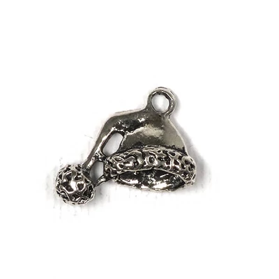 Charm fémdísz, 3 db - sapka, 3D