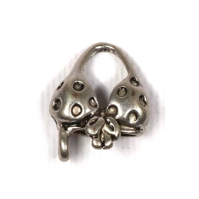 Charm fémdísz, 3 db - bikini felső, 3D