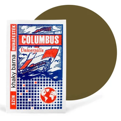 Columbus textilfesték, ruhafesték - khaki barna