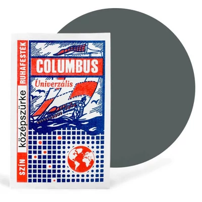 Columbus textilfesték, ruhafesték - középszürke