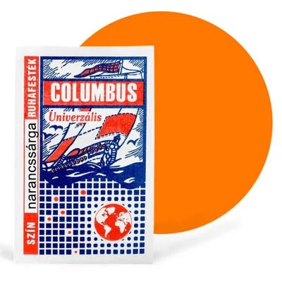 Columbus textilfesték, ruhafesték - narancssárga