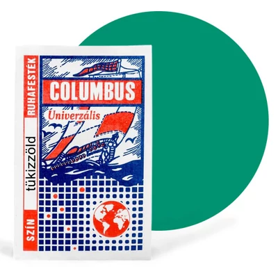 Columbus textilfesték, ruhafesték - türkizzöld