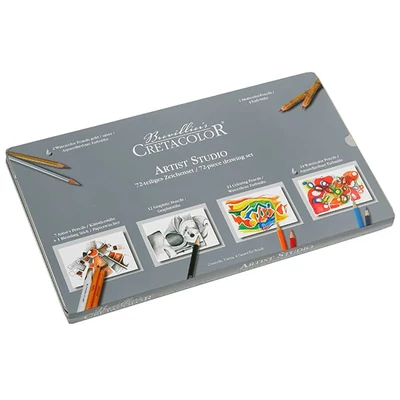 Cretacolor Artist Studio rajz- és vázlatceruza készlet - 72 db