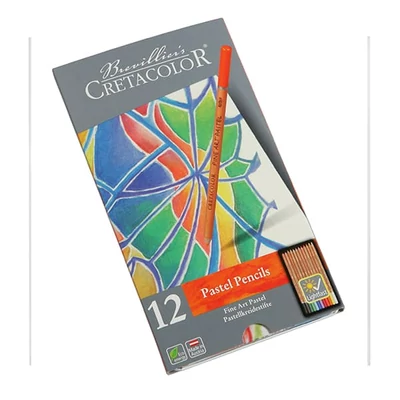 Cretacolor Fine Art Pastel pasztellceruza készlet - 12 db, fémdobozos