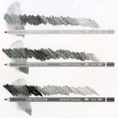 Cretacolor Graphite Aquarell vízzel elmosható grafitceruza készlet, 3 db