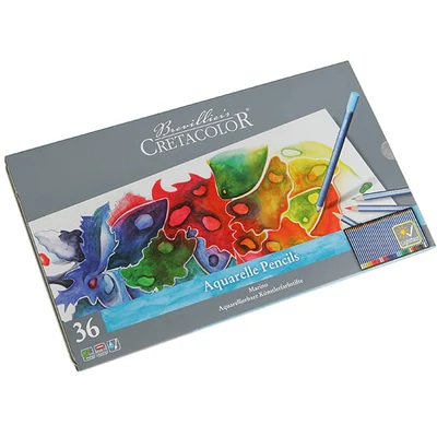Cretacolor Marino akvarellceruza készlet - 36 db, fémdobozos