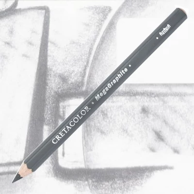 Cretacolor Mega Graphite grafitceruza - 5 keménységben (HB-9B)