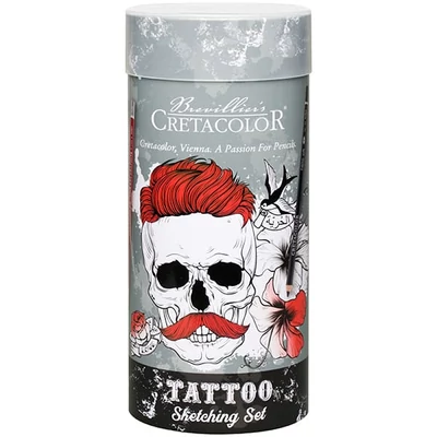 Cretacolor Tattoo Set rajz- és vázlatkészlet, 14 db-os