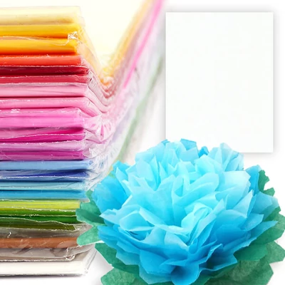 Selyempapír csomagban, 50x76 cm, 20 g, 24 db - fehér