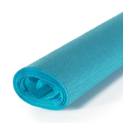 Krepp-papír, Educational, 40 g, 50x250 cm - 224 azúrkék, sea azure