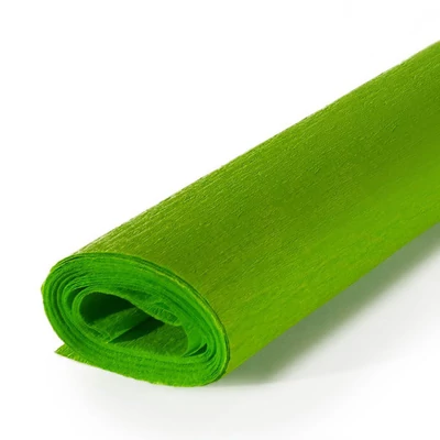 Krepp-papír, Educational, 40 g, 50x250 cm - 232 zöldalma, apple green