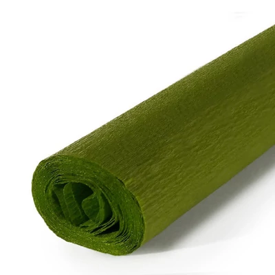 Krepp-papír, Educational, 40 g, 50x250 cm - 264 mohazöld, moss green