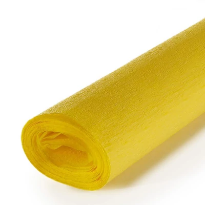 Krepp-papír, Educational, 40 g, 50x250 cm - 292 élénk sárga, chick yellow