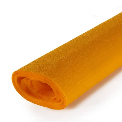 Krepp-papír, Educational, 40 g, 50x250 cm - 294 világos narancssárga, basic orange