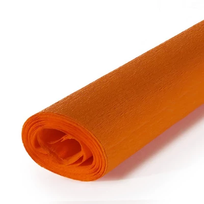 Krepp-papír, Educational, 40 g, 50x250 cm - 300 narancssárga, orange