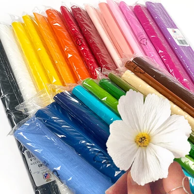 Krepp-papír, Educational, 40 g, 50x250 cm - különféle színekben