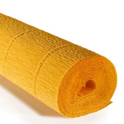 Virágkrepp-papír, 180 g, 50x250 cm - 17E/5 napsárga